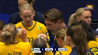 Mundial Femenino de Dinamarca/Noruega/Suecia 2023 - Semifinal. Suecia vs. Francia